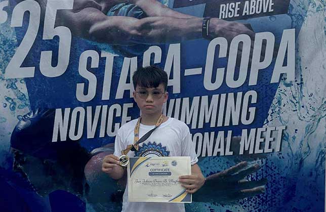 PJLC Swimmer Wins Gold at STASA-COPA Invitational Meet